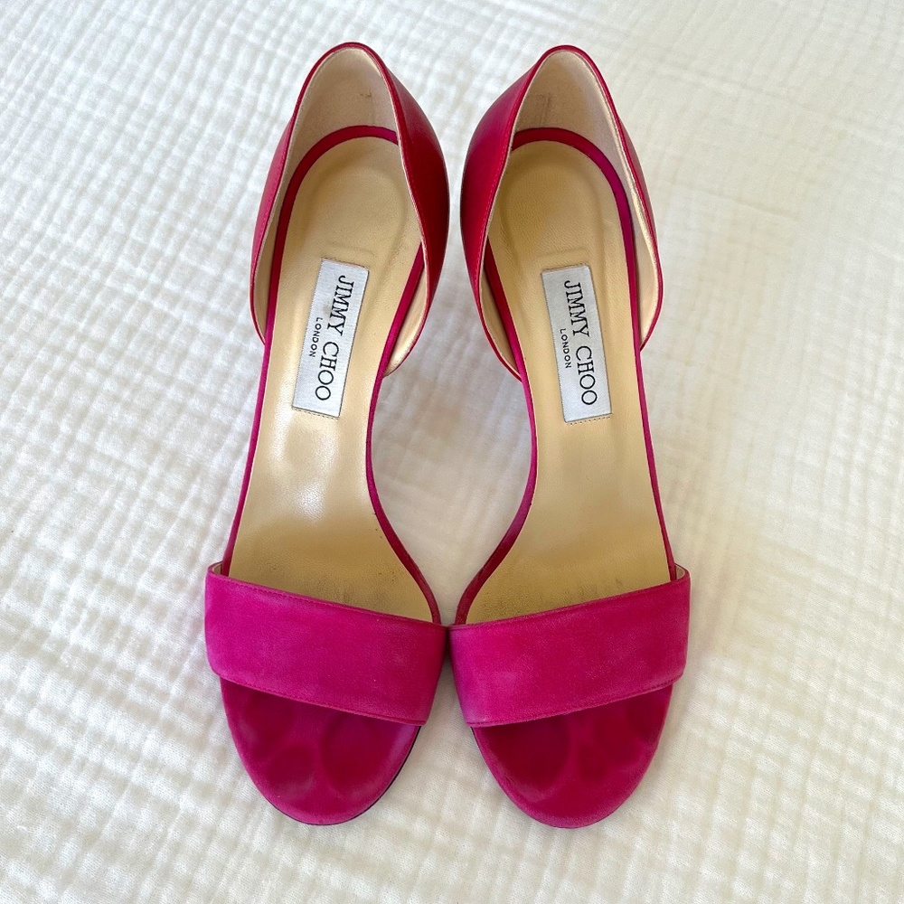 Jimmy Choo Jazzberry Tropez Sandal Sz 40Euro
